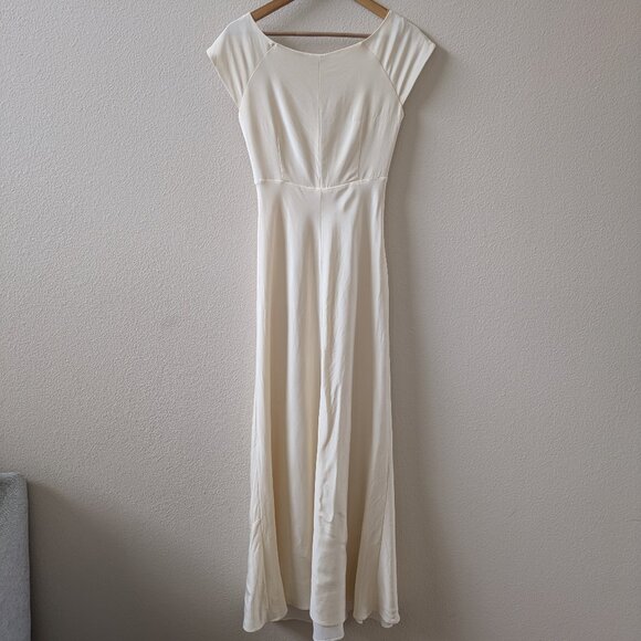 J. Crew Cecelia Ivory Dress Size 4 Women - Picture 4 of 11